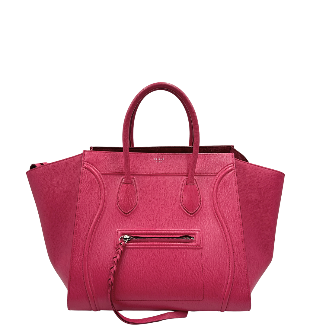 Borsa Céline Luggage fucsia