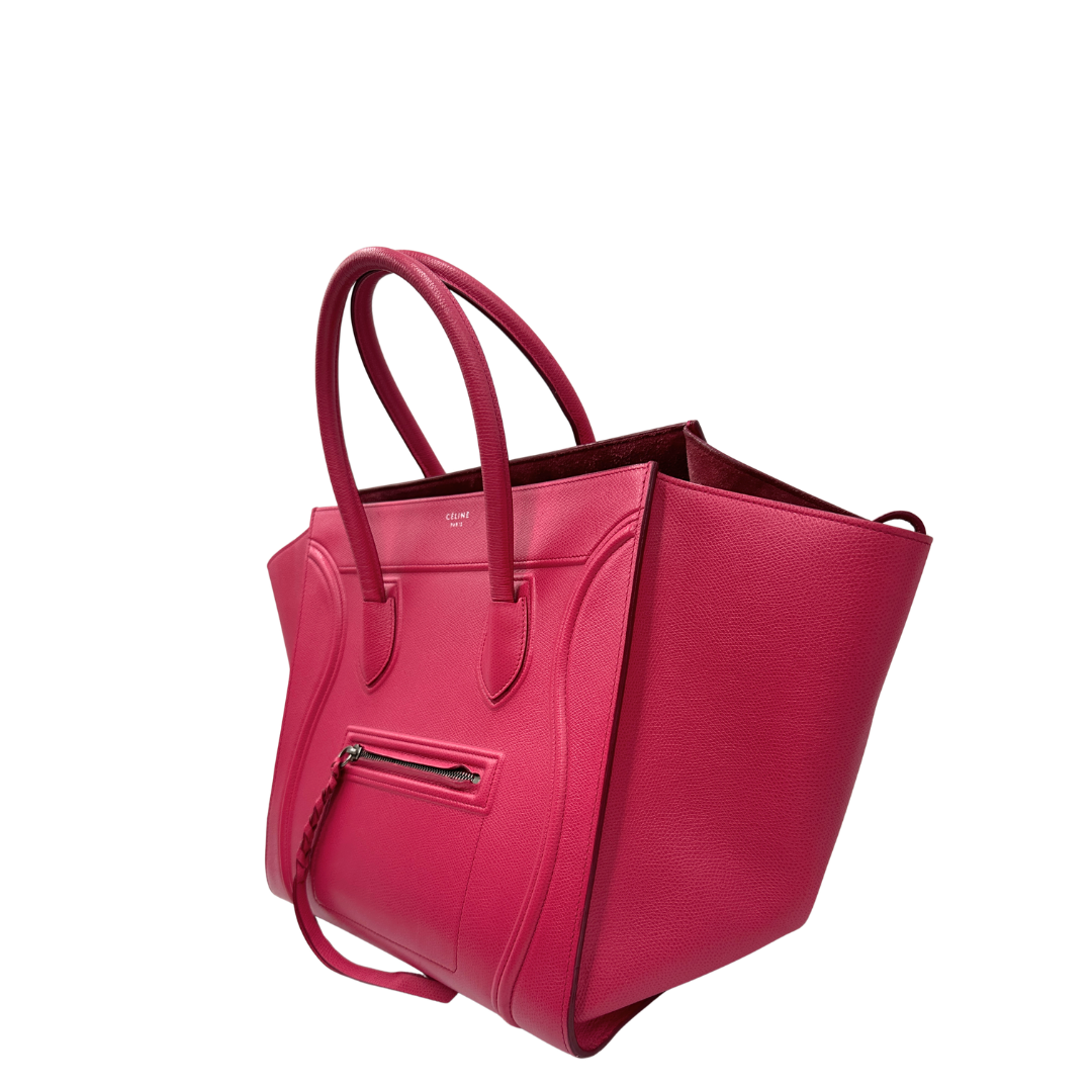 Borsa Céline Luggage fucsia
