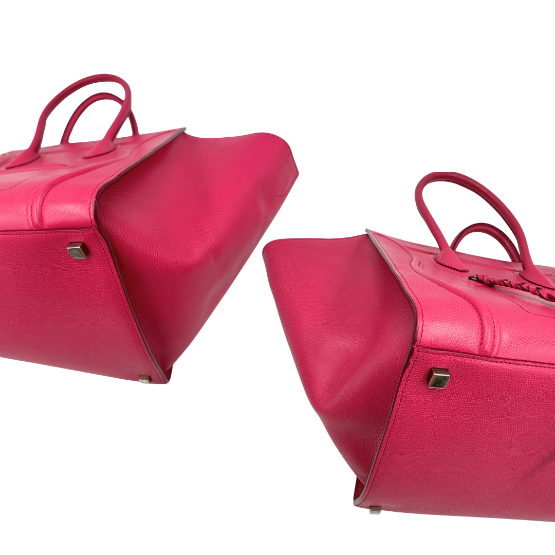 Borsa Céline Luggage fucsia