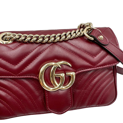 Borsa Gucci Marmont misura piccola bordeaux