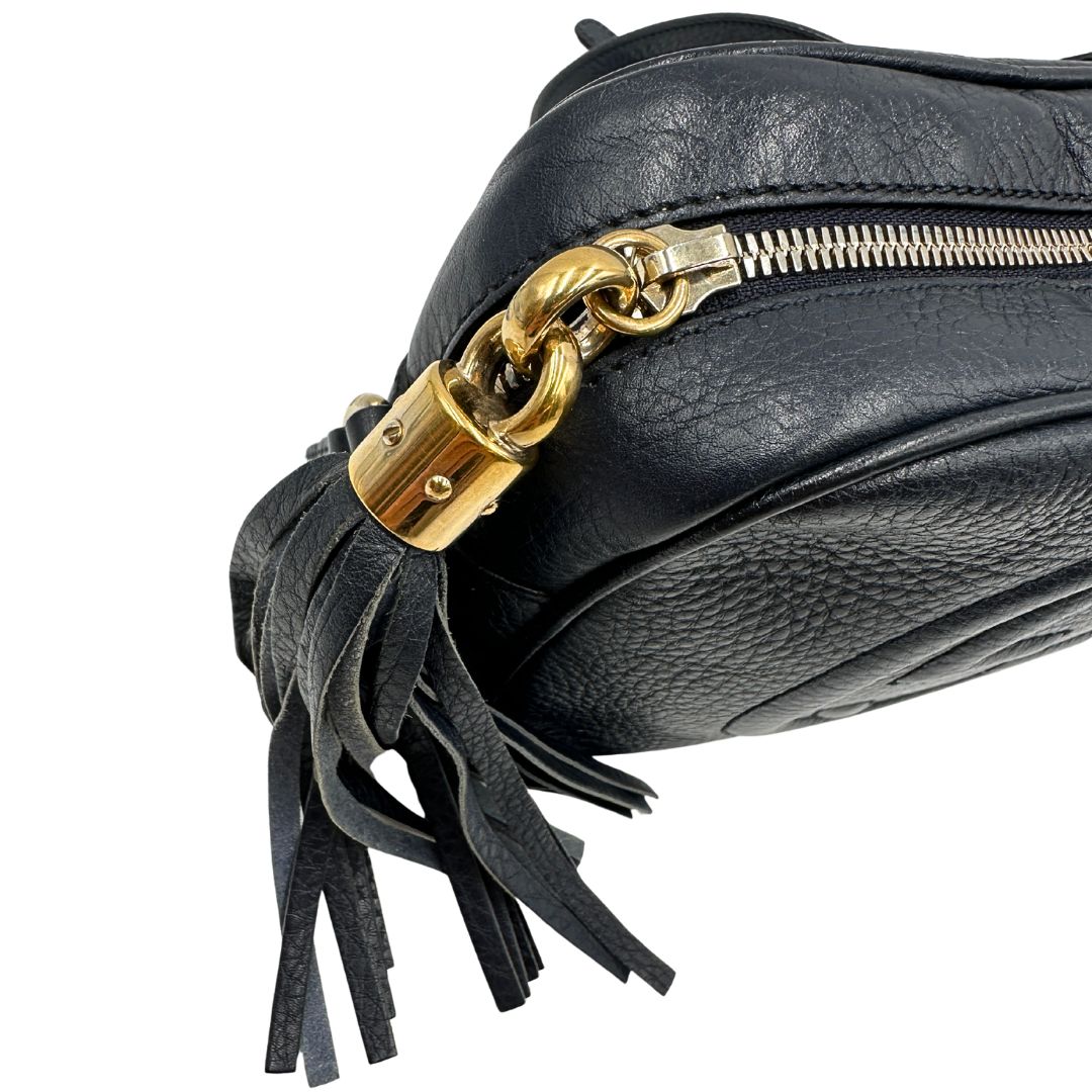 Borsa Gucci Soho blu notte