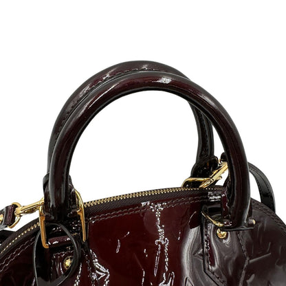 Borsa Alma BB Vernis Louis Vuitton amaranto