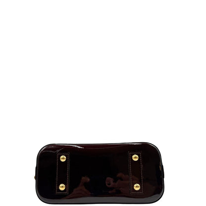 Borsa Alma BB Vernis Louis Vuitton amaranto