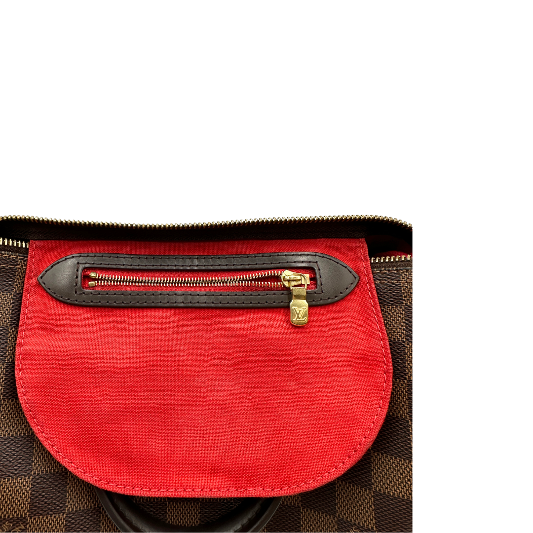 LV Speedy 25 Damier Ébène personalizzato