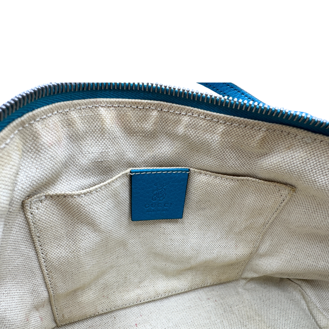 Shopper Gucci Soho turchese