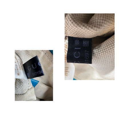 Shopper Gucci Soho turchese