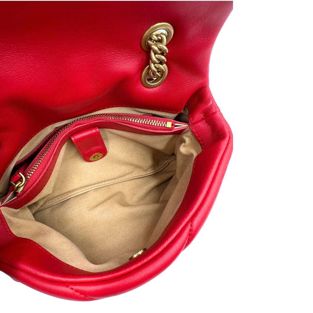 Mini Pinko Love Puff Farfalla rossa