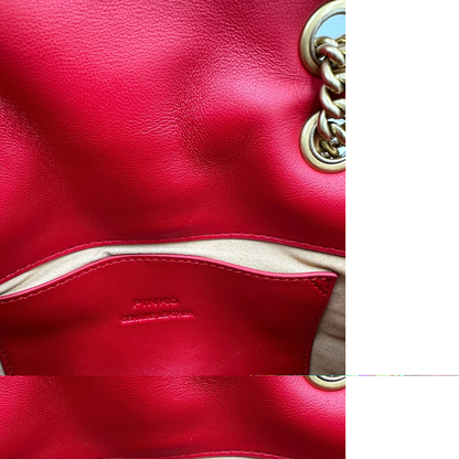Mini Pinko Love Puff Farfalla rossa