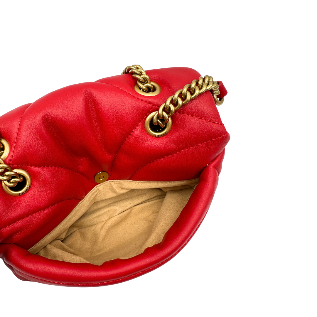 Mini Pinko Love Puff Farfalla rossa