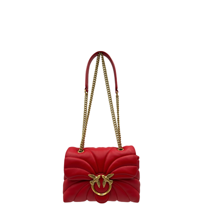 Mini Pinko Love Puff Farfalla rossa