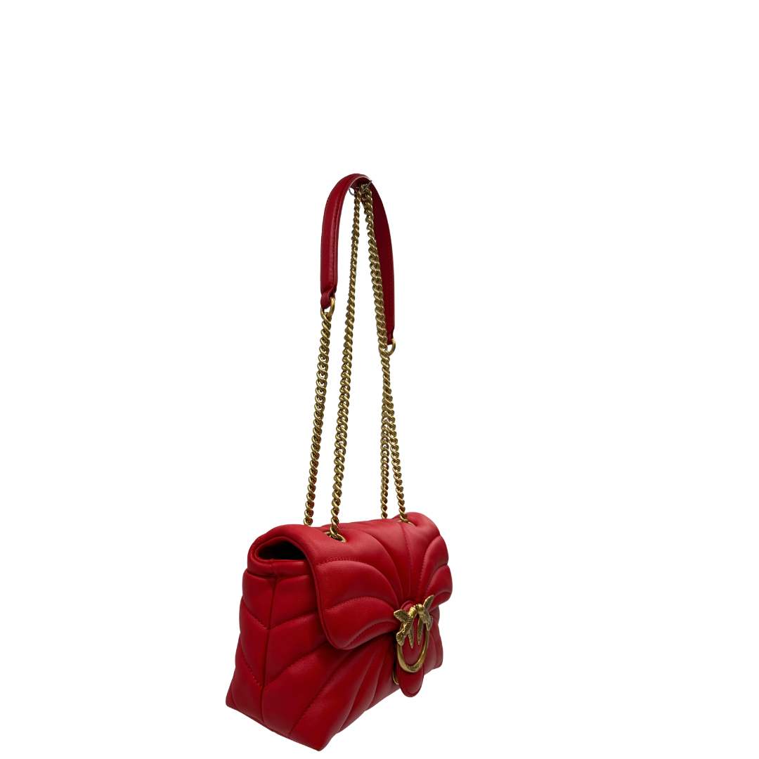 Mini Pinko Love Puff Farfalla rossa