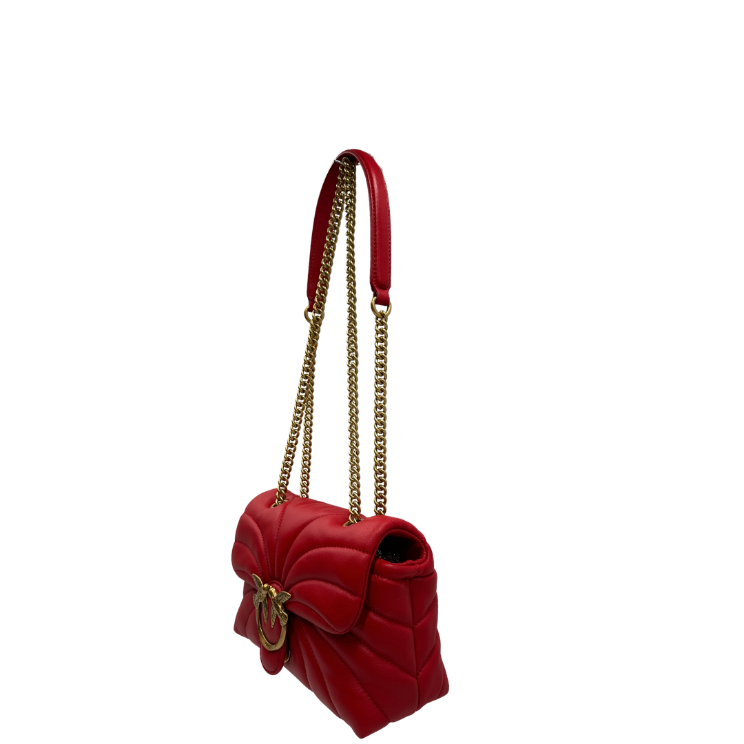 Mini Pinko Love Puff Farfalla rossa