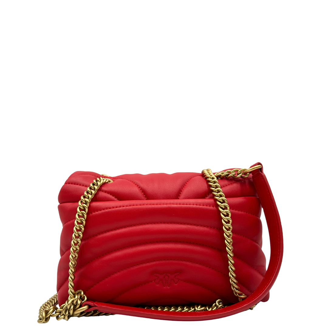 Mini Pinko Love Puff Farfalla rossa
