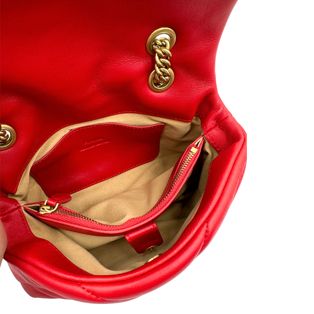 Mini Pinko Love Puff Farfalla rossa