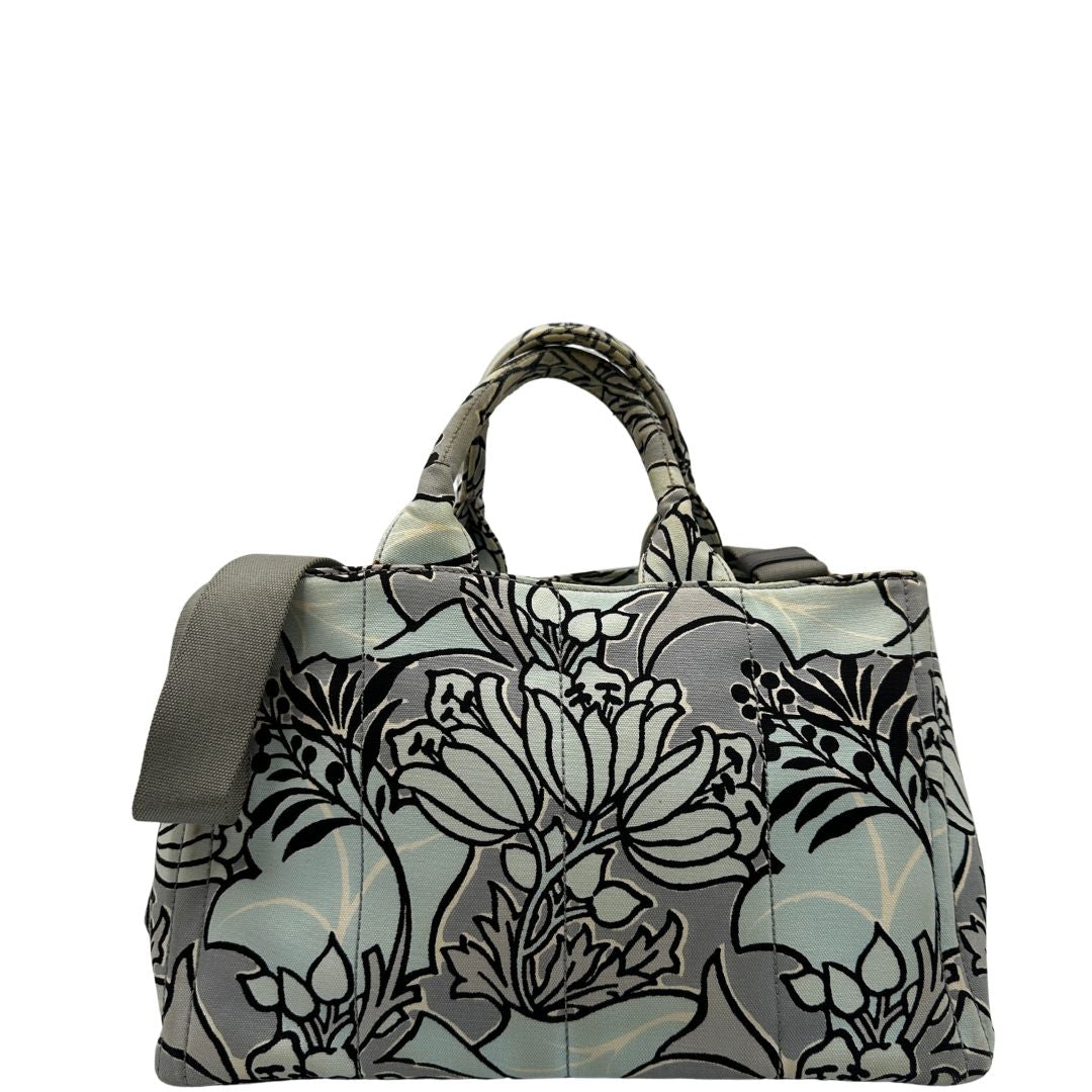 Tote Prada Canapa azzurra