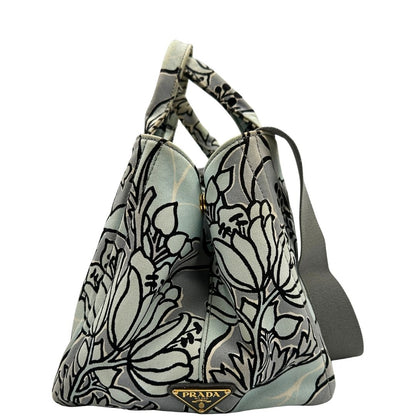 Tote Prada Canapa azzurra