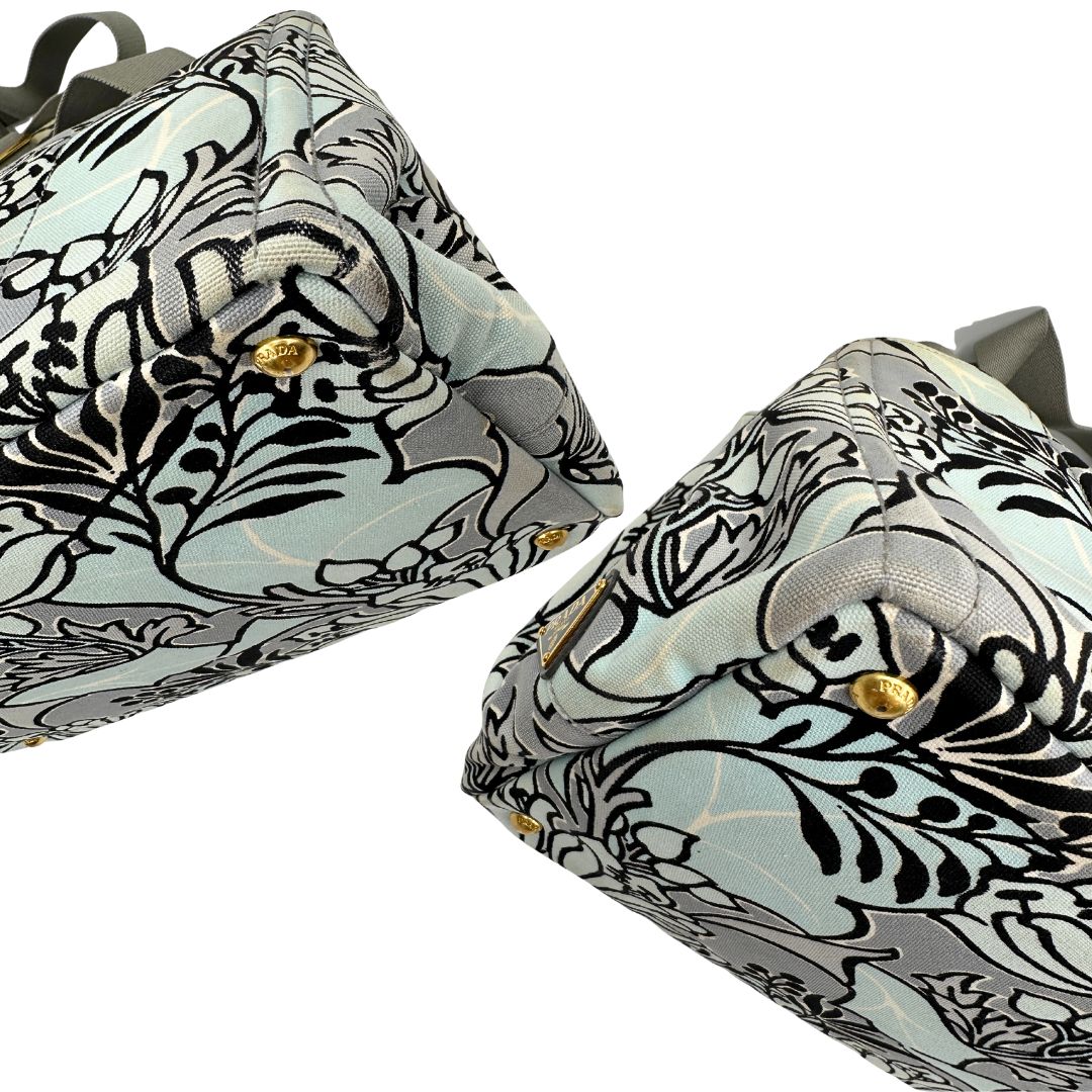 Tote Prada Canapa azzurra