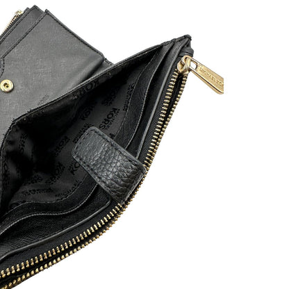Portafoglio Michael Kors Jet Set double zip nera