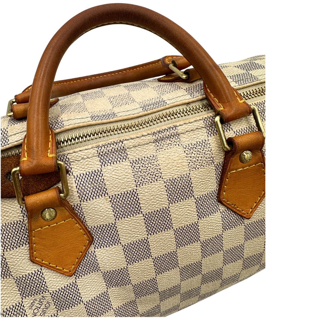 Speedy Louis Vuitton in canvas damier azur  