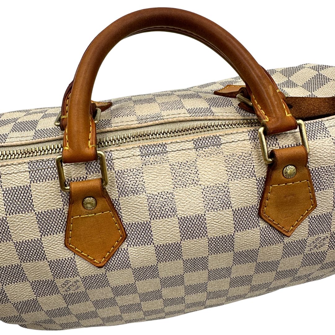 Speedy Louis Vuitton in canvas damier azur 