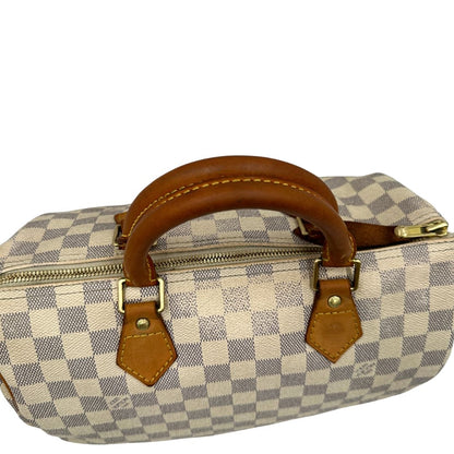 manici Speedy Louis Vuitton in canvas damier azur 