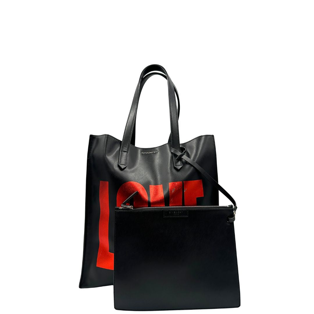 Tote Givenchy Love Print nera