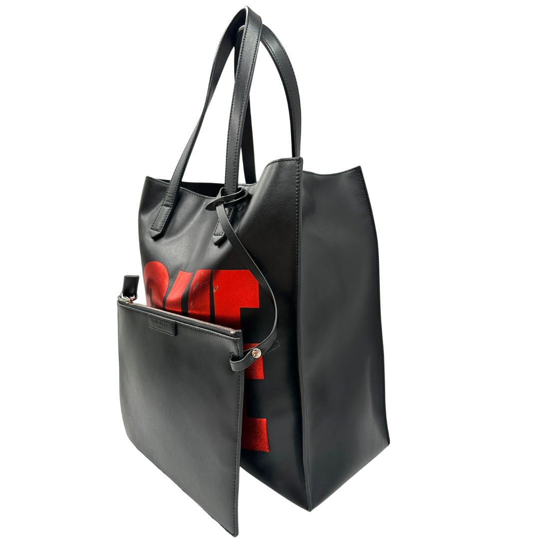 Tote Givenchy Love Print nera