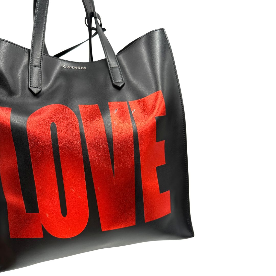 Tote Givenchy Love Print nera
