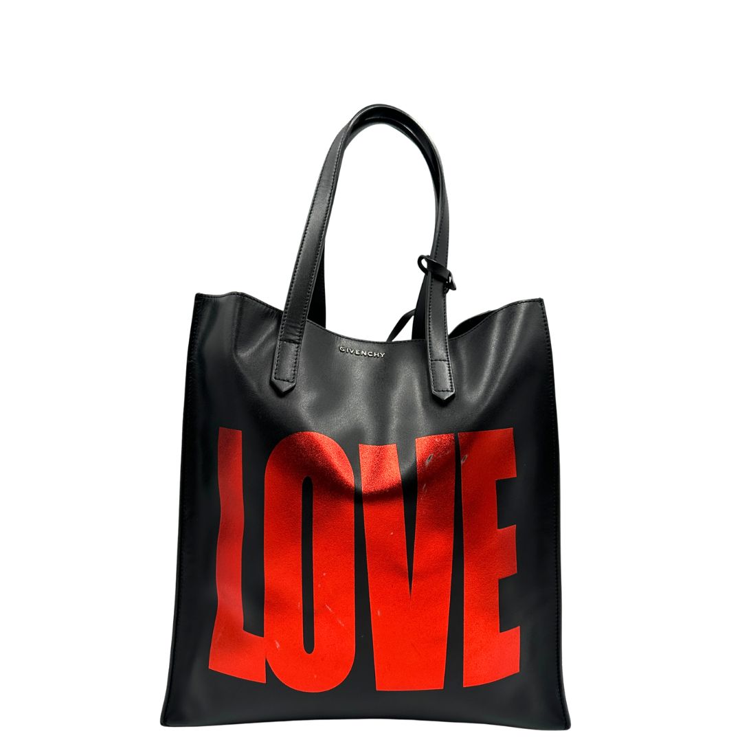 Tote Givenchy Love Print nera