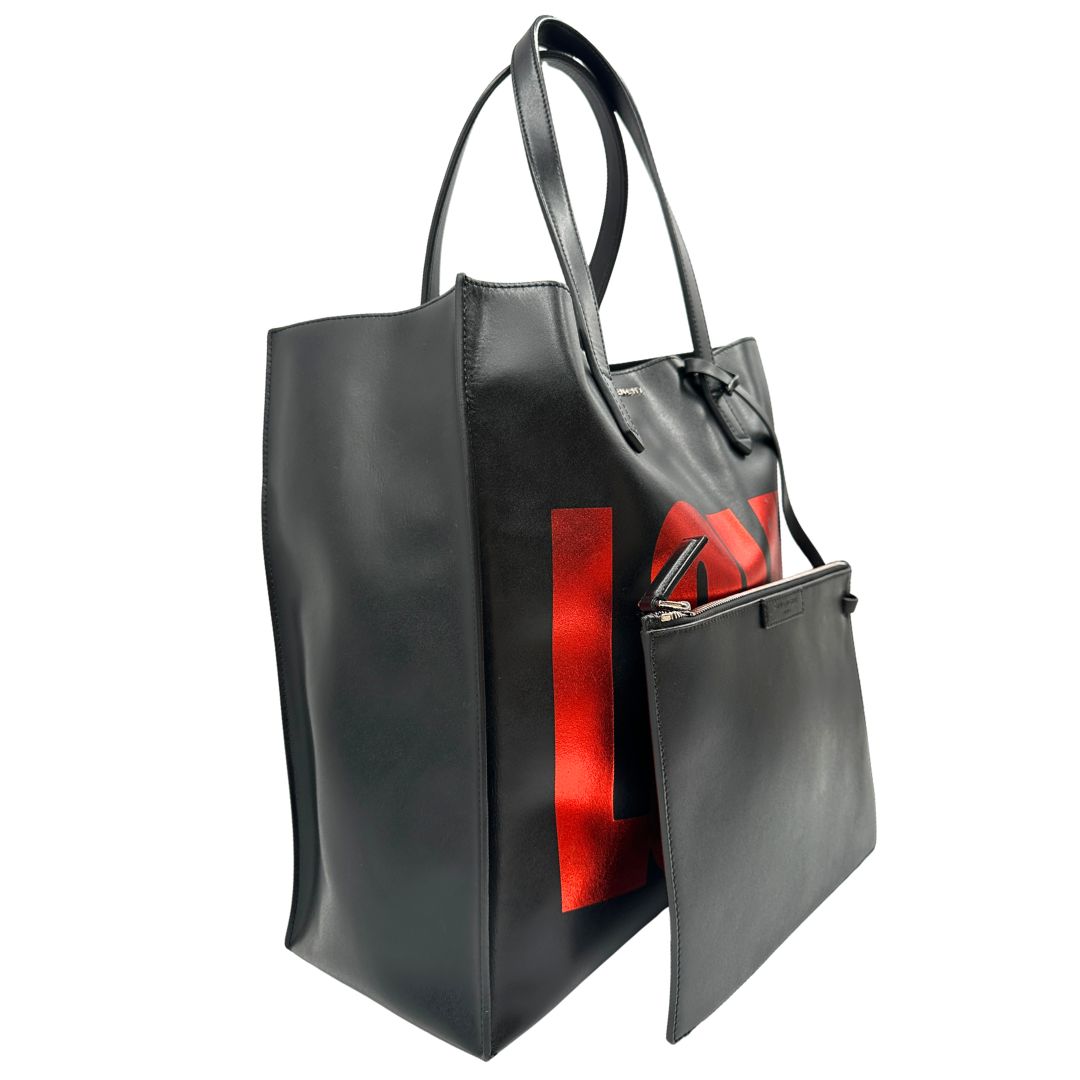 Tote Givenchy Love Print nera
