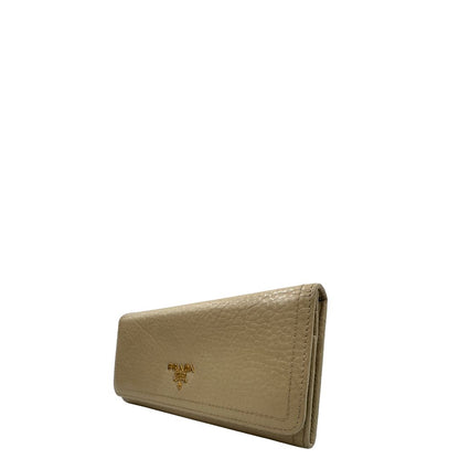 Portafoglio Prada beige