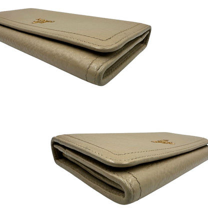 Portafoglio Prada beige