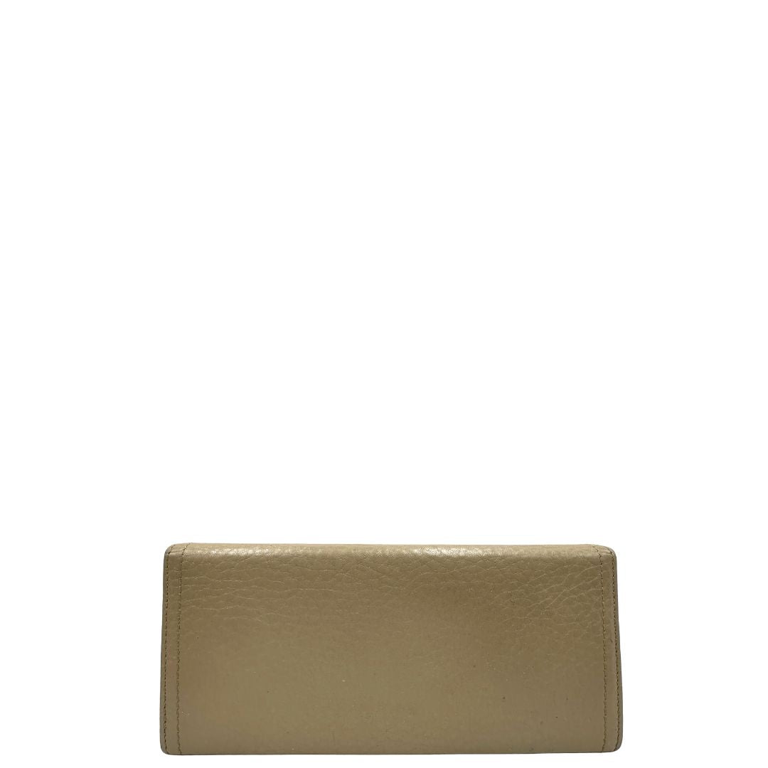 Portafoglio Prada beige