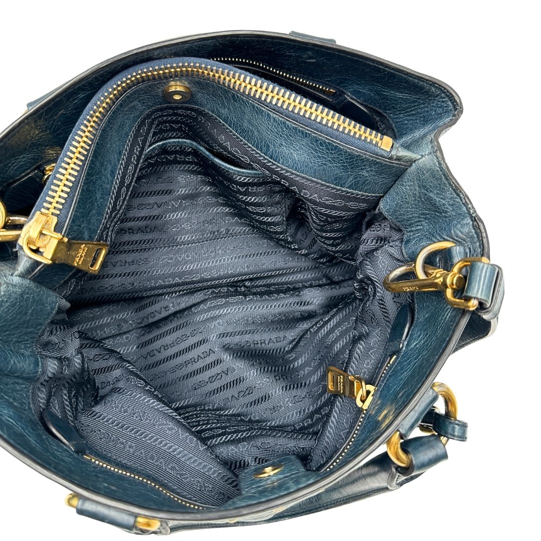 Tote Prada blu