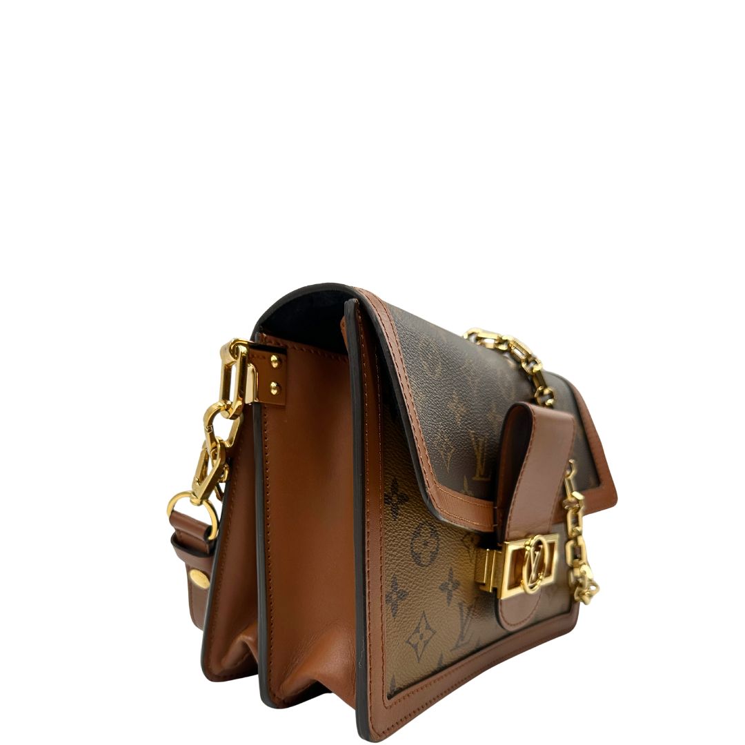 lato Borsa Dauphine Louis Vuitton in tela monogram