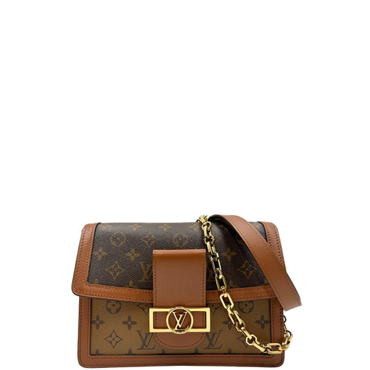 front Borsa Dauphine Louis Vuitton in tela monogram 