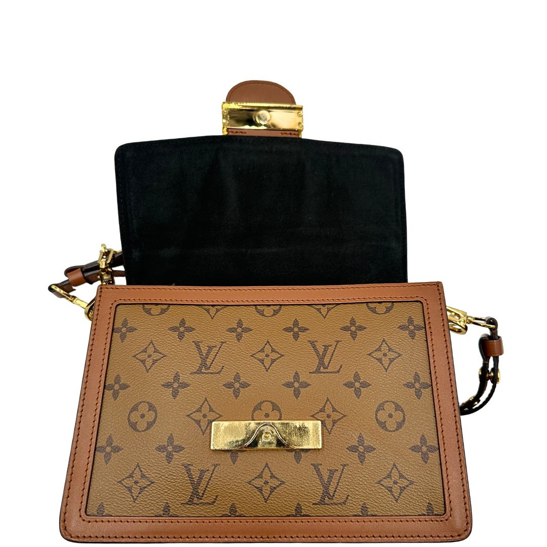 Borsa Dauphine Louis Vuitton in tela monogram