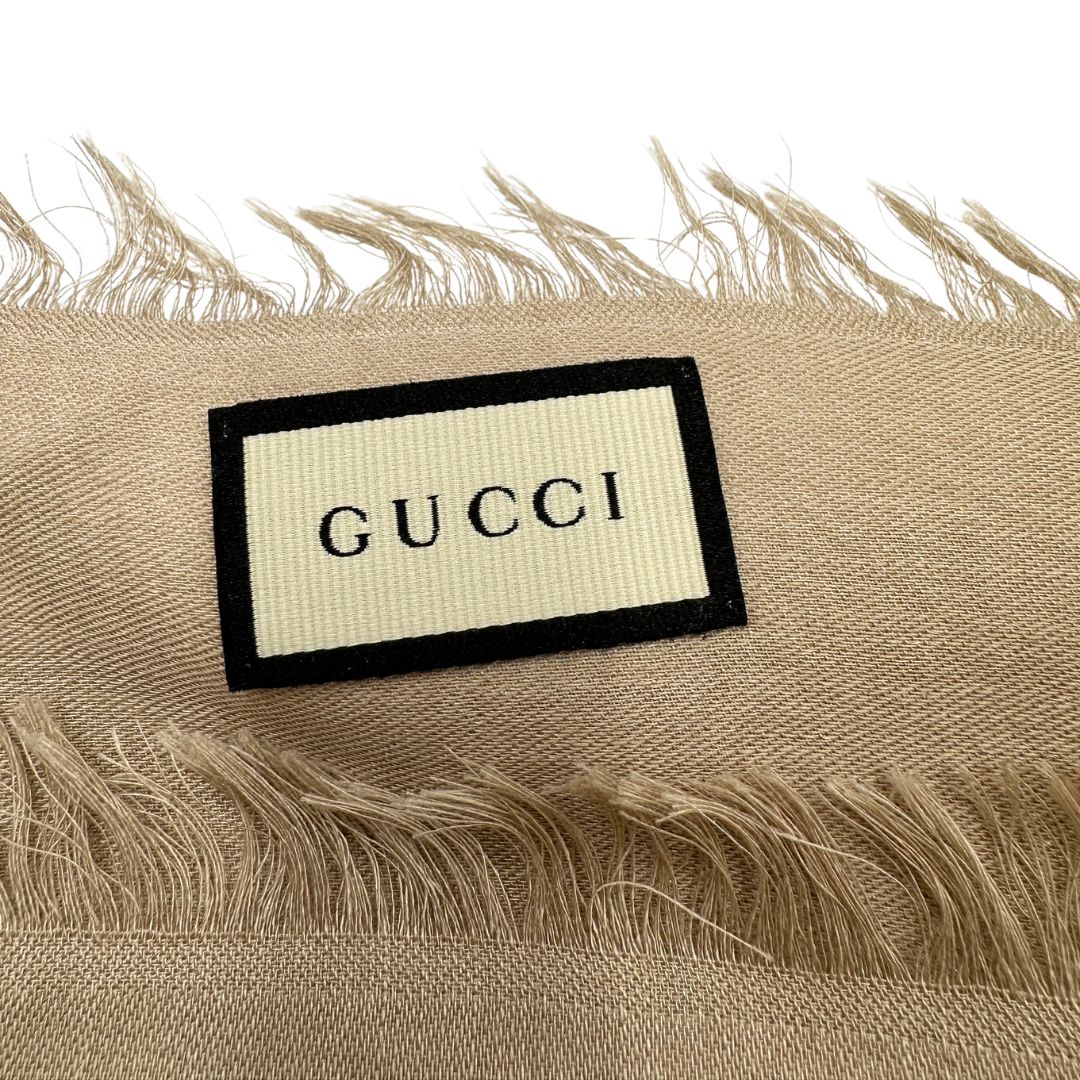 Stola Gucci in misto seta e lana