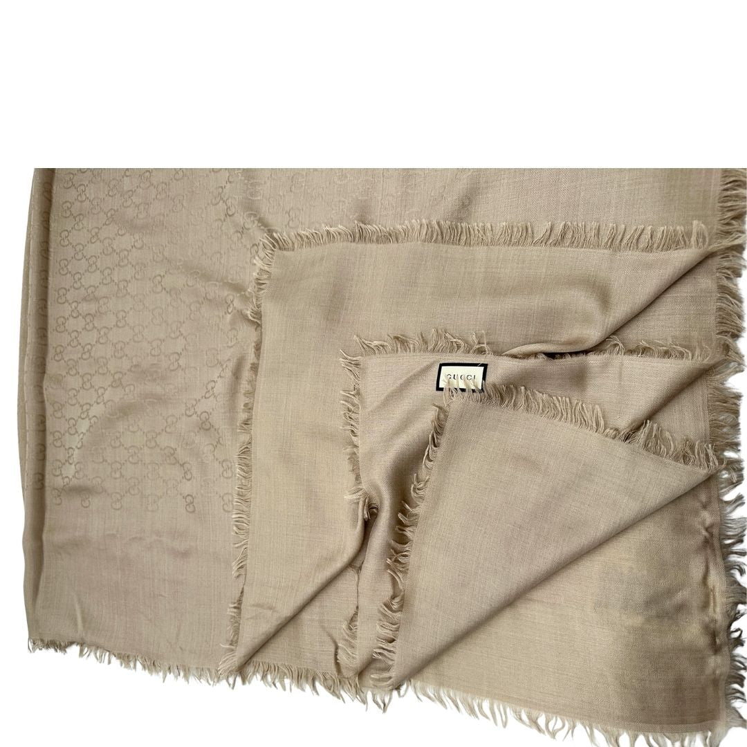 Stola Gucci in misto seta e lana