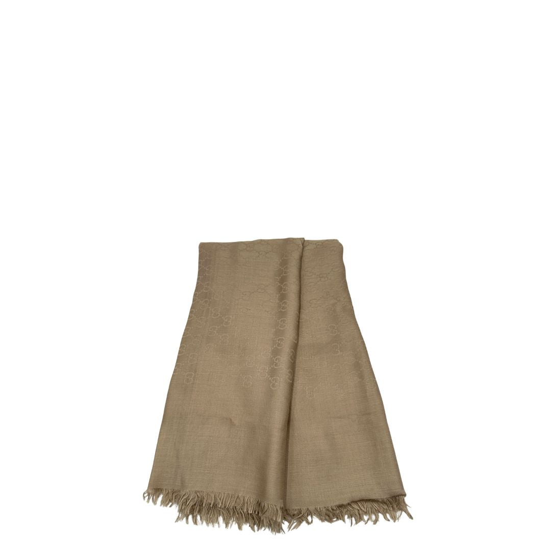 front Stola Gucci in misto seta e lana