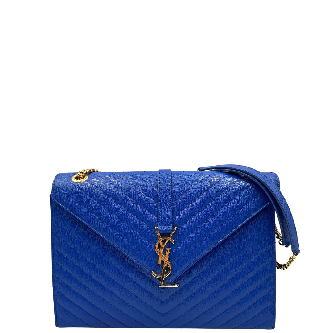 front borsa Envelope blu 