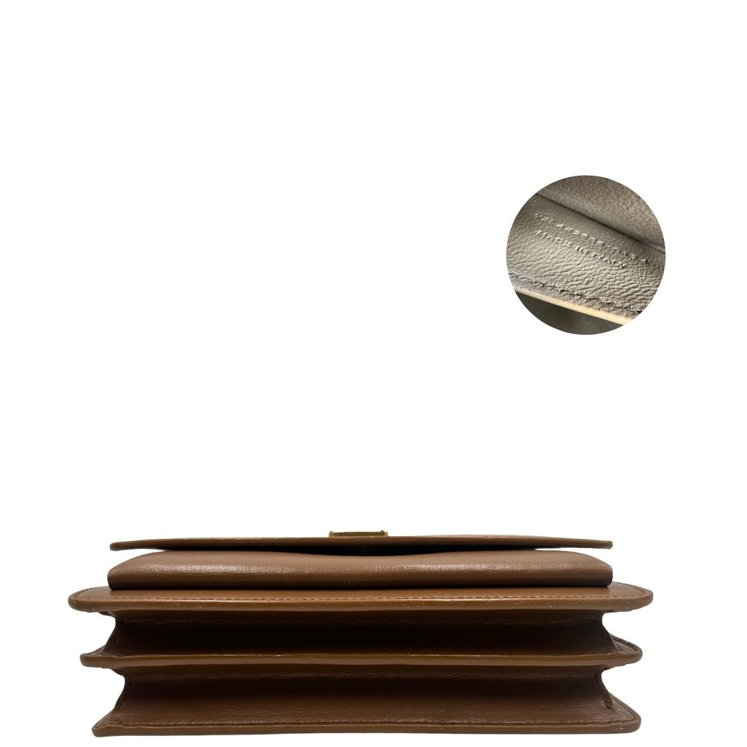 Borsa Saint Laurent Sunset marrone