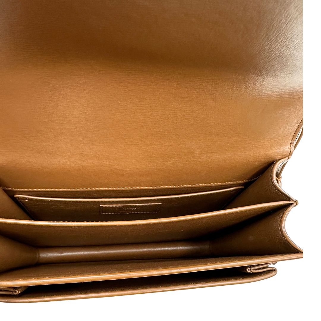 Borsa Saint Laurent Sunset marrone