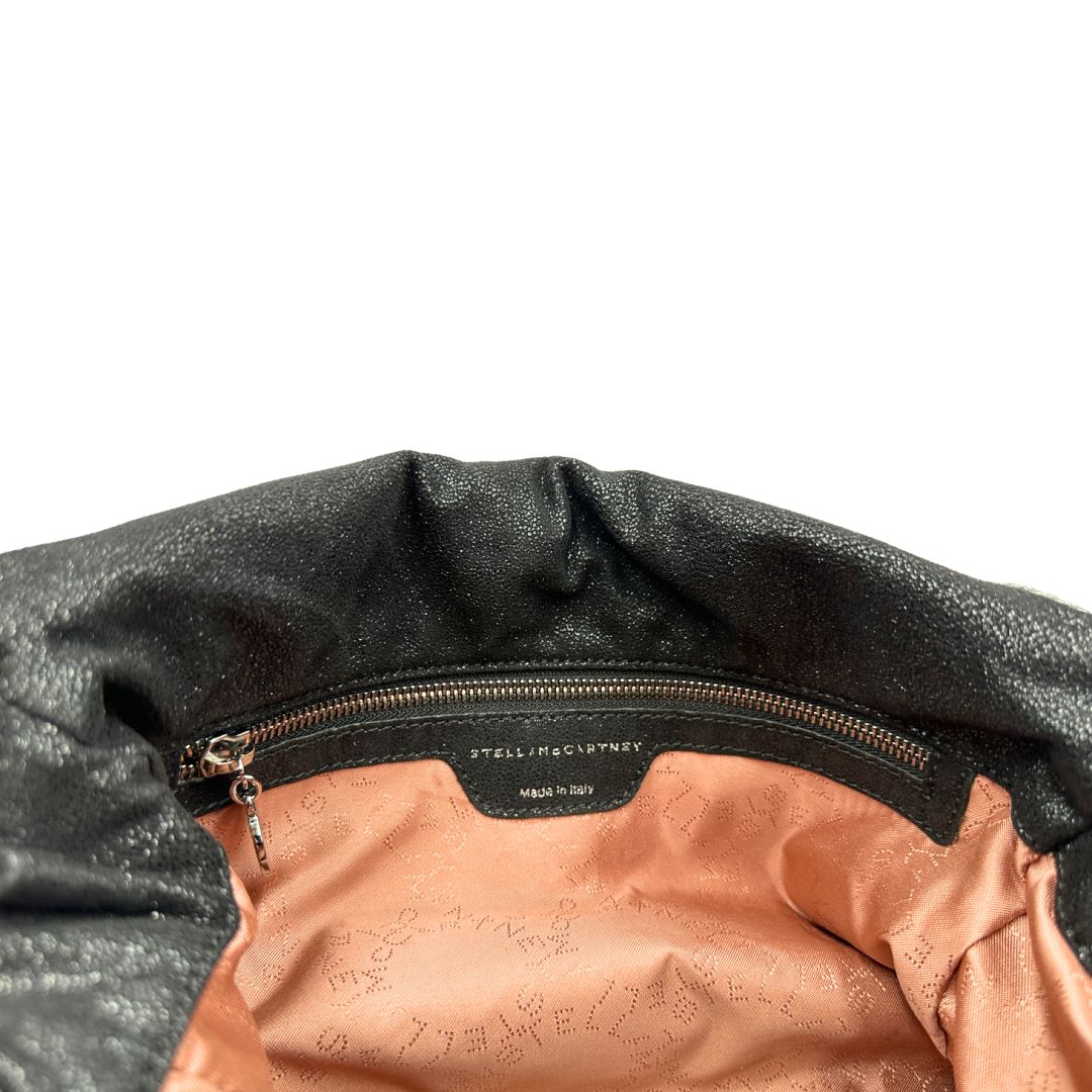 interno Borsa Falabella in tessuto vegano nero 