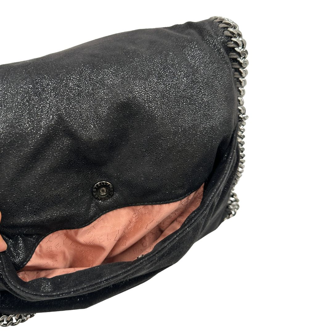 interno Borsa Falabella in tessuto vegano nero 