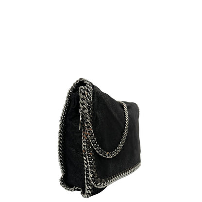 lato Borsa Falabella in tessuto vegano nero 