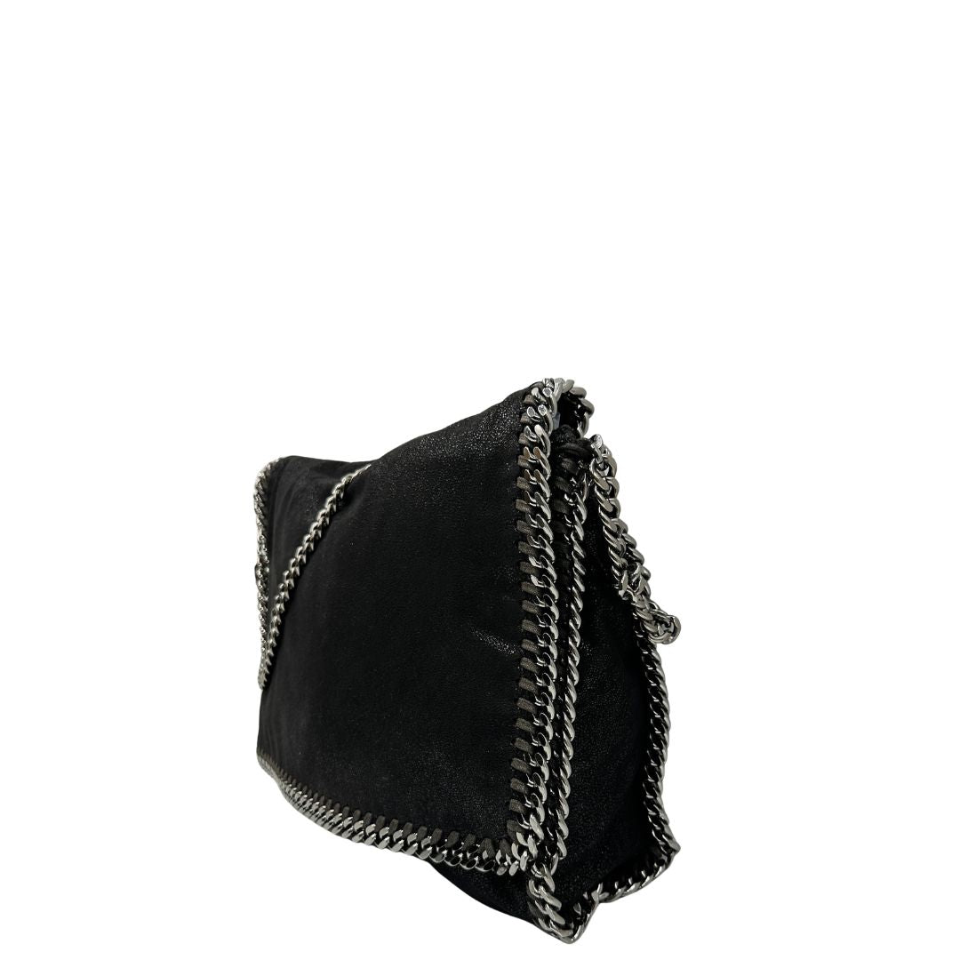 lato Borsa Falabella in tessuto vegano nero 