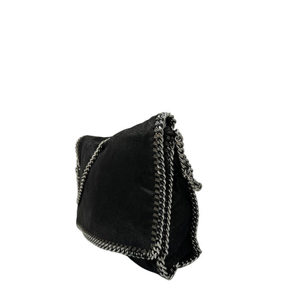 lato Borsa Falabella in tessuto vegano nero 