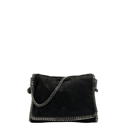 front Borsa Falabella in tessuto vegano nero 