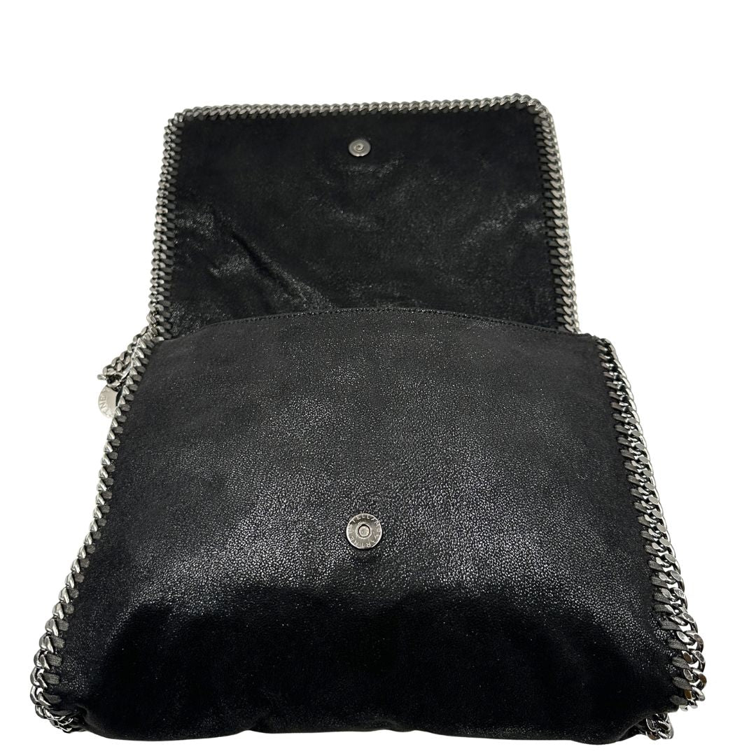 interno Borsa Falabella in tessuto vegano nero 
